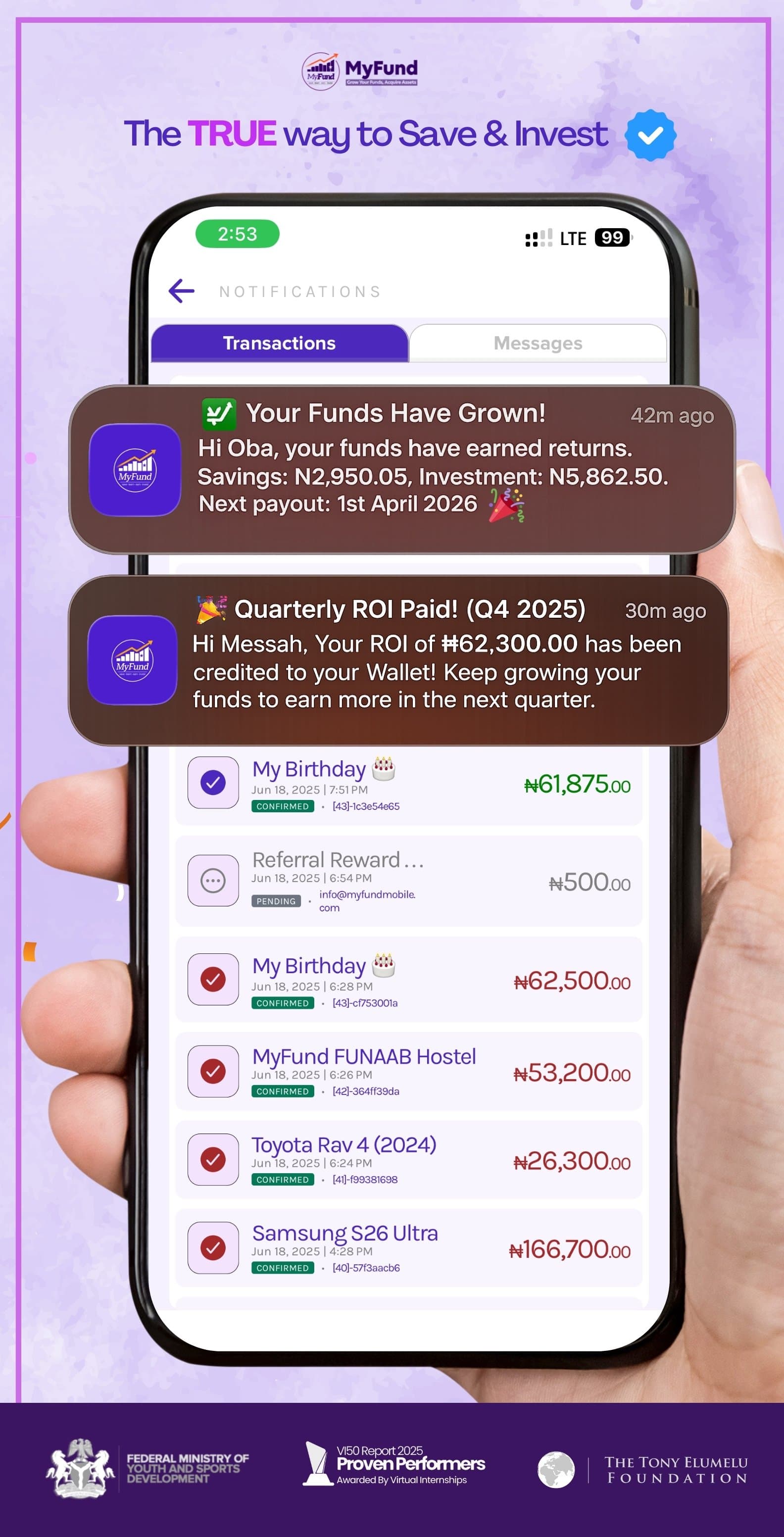 Dividend Growth Chart